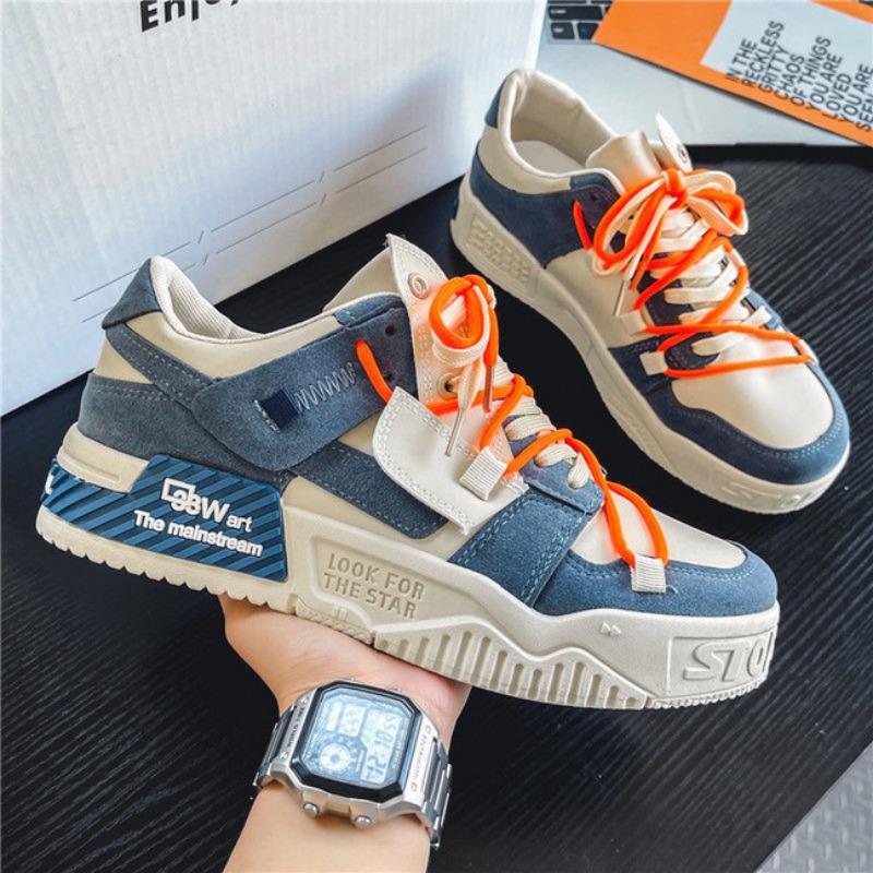 Модные мужские кроссовки Trend Lace Up Designer Casual Shoes for Men Персонализированные универсальные уличные кроссовки для скейтбординга Tenis Masculino