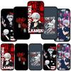 For iPhone 16 15 X XR Samsung Galaxy S24 S23 Plus Xiaomi Redmi Note 13 12 11 Pro Max 9 10 14 OPPO Huawei Cover Anime Tokyo Ghoul Ken Kaneki Phone Case