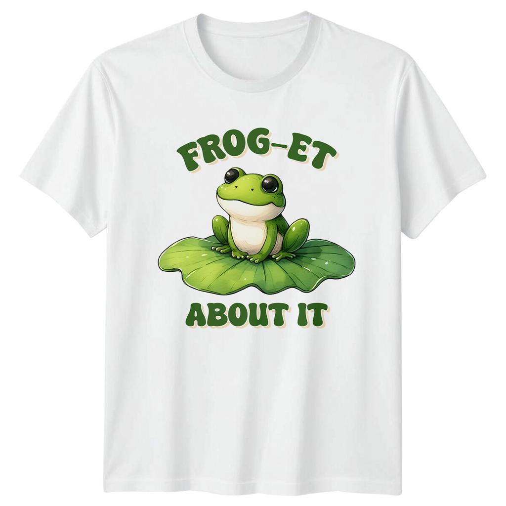 Frog-Et About It T-Shirt Cute Frog Pun Graphic Tee Animal Lover
