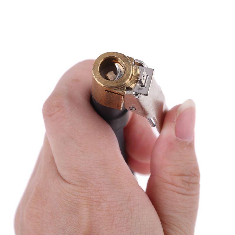 Car Tire Inflator Rubber Air Hose Clip On Air for Valve Tool Compressor Air Expansion Hose & Tire for Valve Fine-Grained