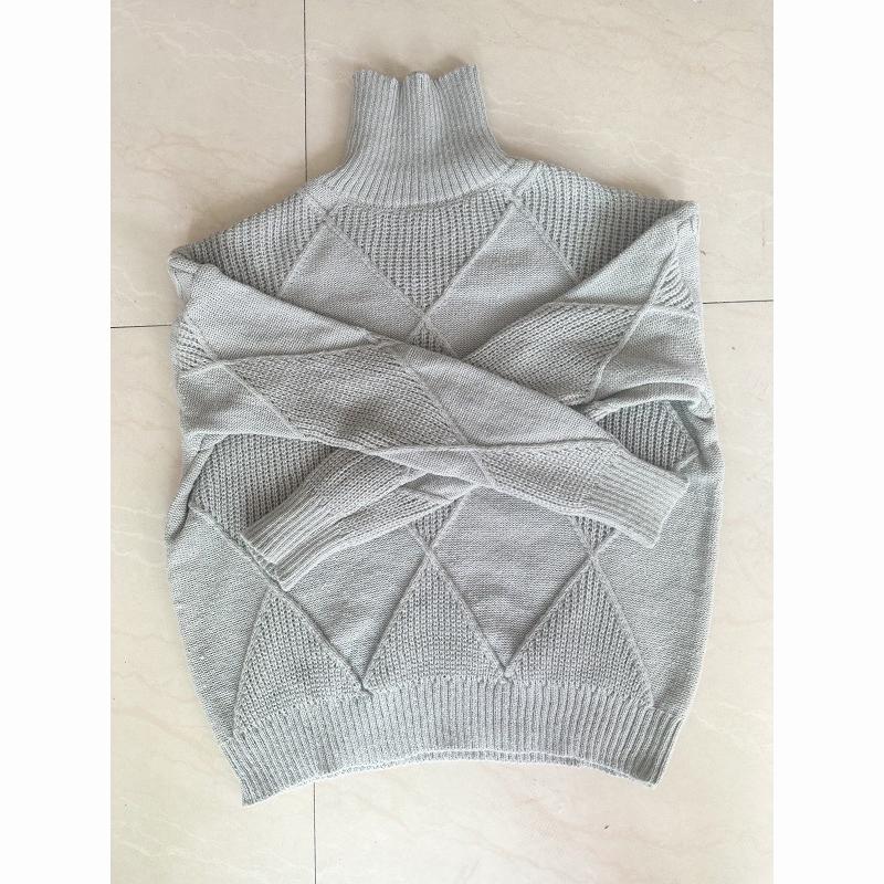 Женский теплый зимний белый желтый индивидуальный кашемировый однотонный свитер с высоким воротом пуловеры Sofy