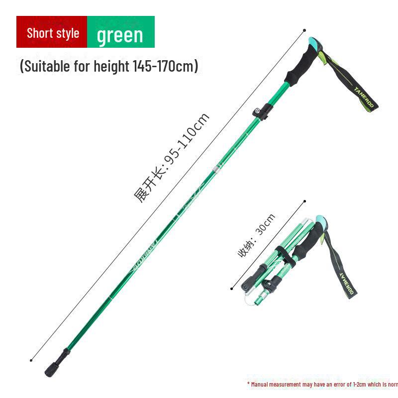 Ultra-Light Folding Aluminum Alloy Trekking Pole for Hiking