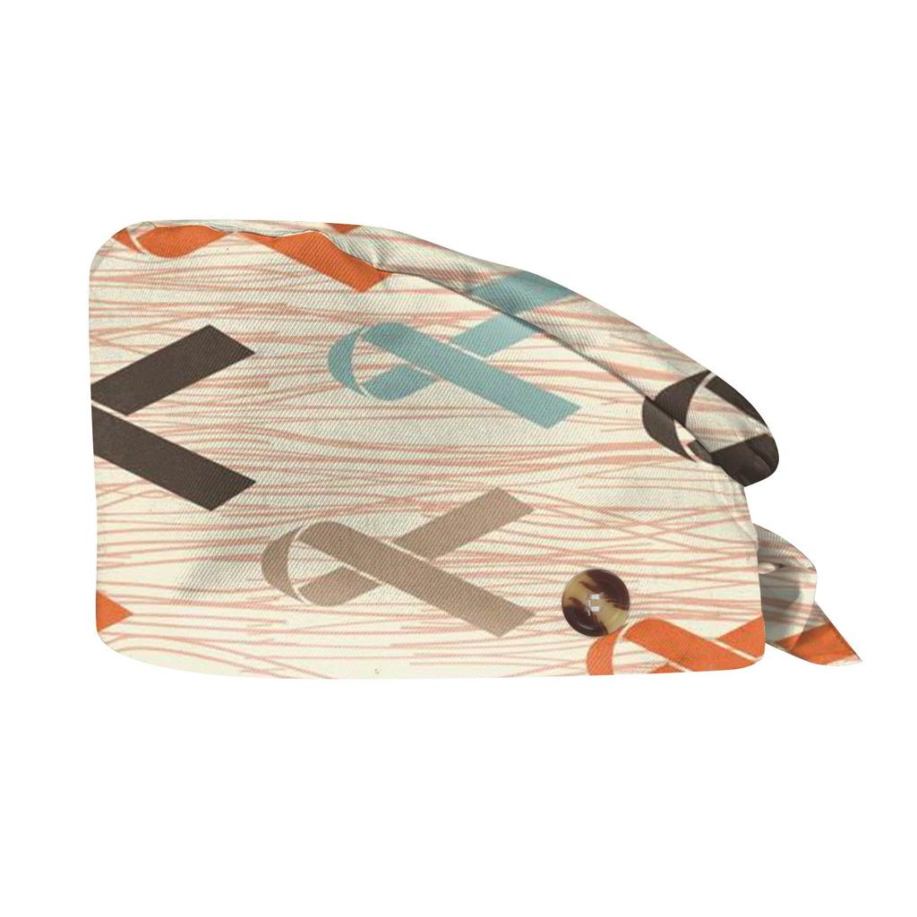 Fashion Printed Work Cap Casual Wash Hat Wrap Hat Cap