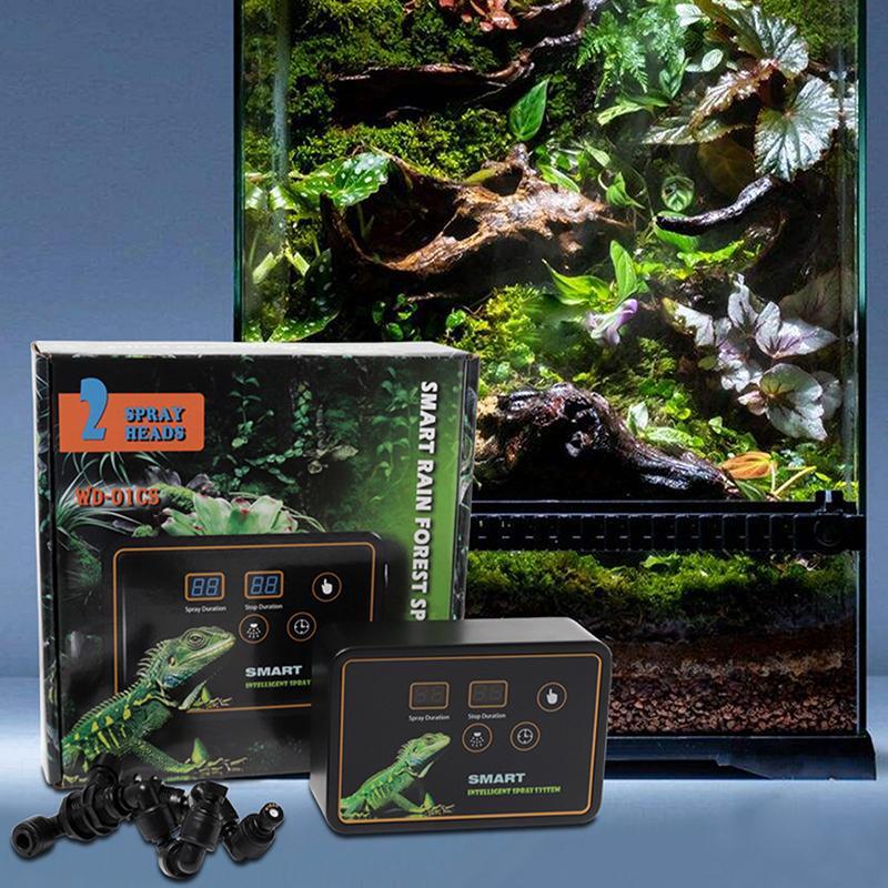 Система распыления Rainforest Tank Timing, набор для распыления, альпинистская черепаха, интеллектуальный распылитель, высокое качество, низкий уровень шума