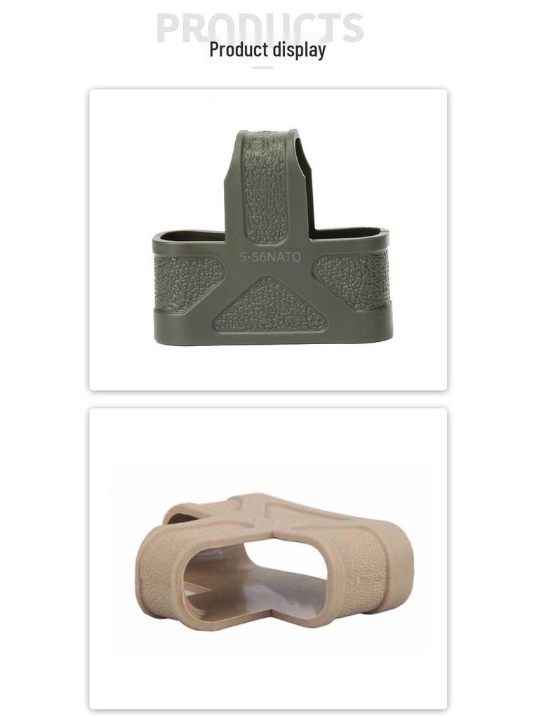 M4 5.56 Magazine Rubber Cover: Universal Tactical Quick-Draw Holster Adapter for Outdoor Use