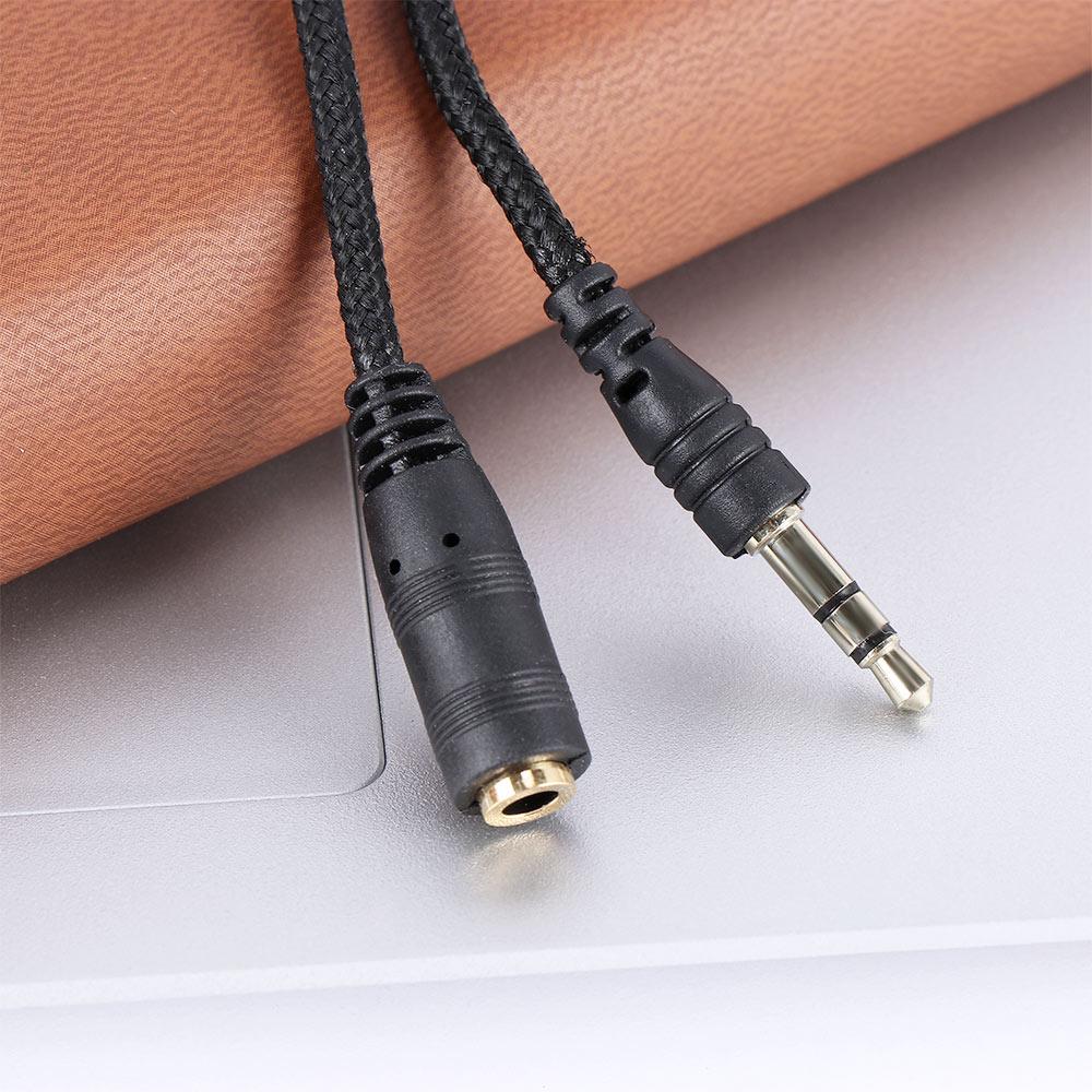 Extender 1.5M Wire Headphone Female Cord 4.9ft F/M To Extension 3.5mm Stereo Cable