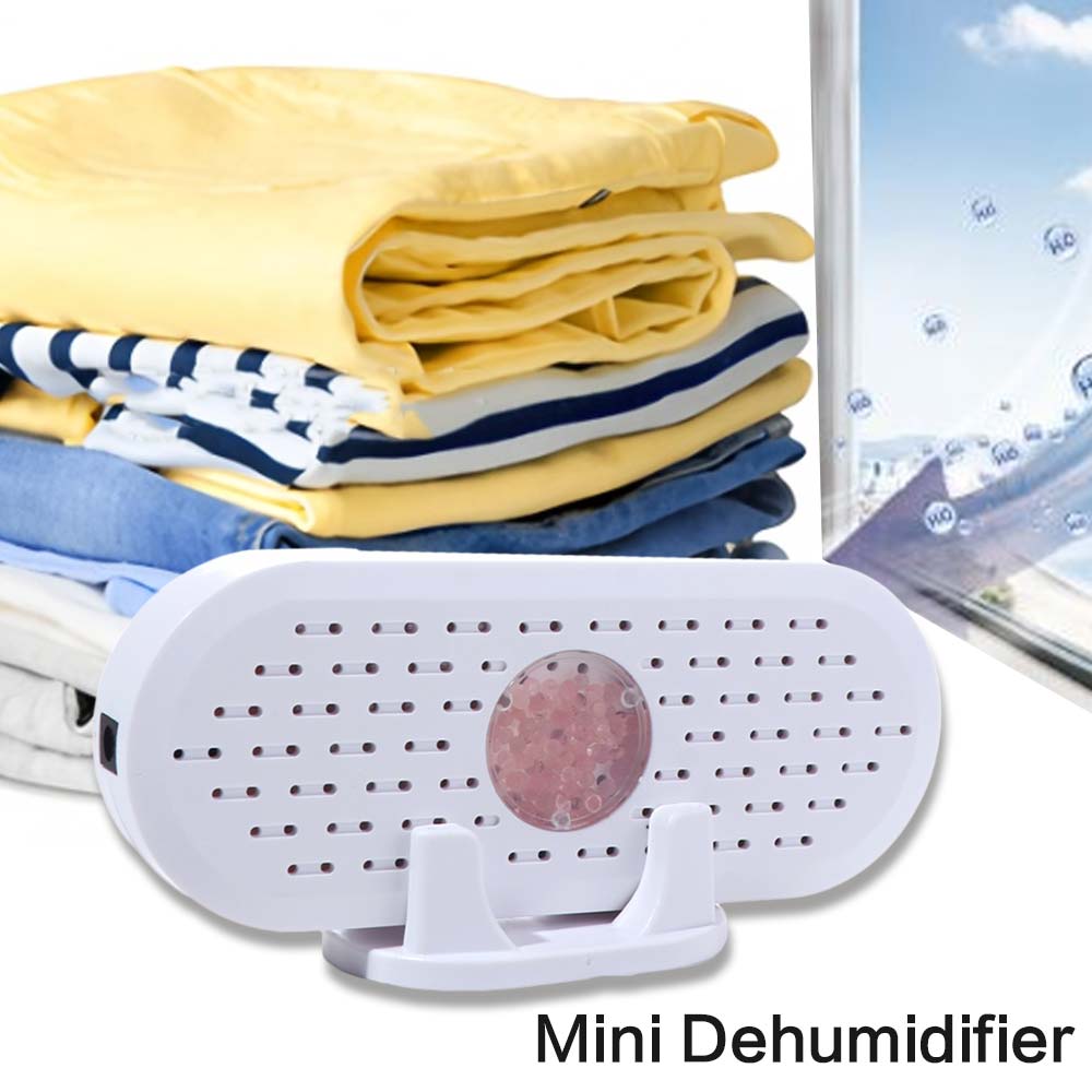 Многоразовый мини-осушитель воздуха Зарядка через USB Гигроскопичная машина Циклический электрический осушитель Для шкафа