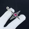 Серебряный кулон с драгоценным камнем Pinki Kunzite из стерлингового серебра 925 пробы — дизайн звезды ручной работы, повседневные украшения, уникальные дизайнерские подарочные подвески
