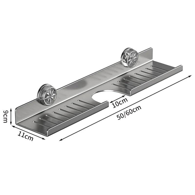1 шт. Стойка для хранения на раковину, присоска, стойка для сушки над краном, настенная полка для туалетных принадлежностей для ванной комнаты, органайзер для ванной комнаты