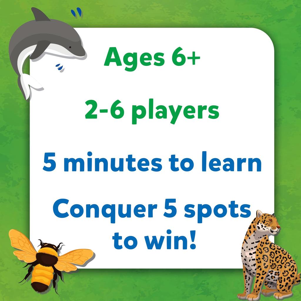 Skillmatics Family Card Board Game Guess the 10 Animals Great Gift for Ages 6 and Up Average Play Time 30 Minutes For Players & – 2-6