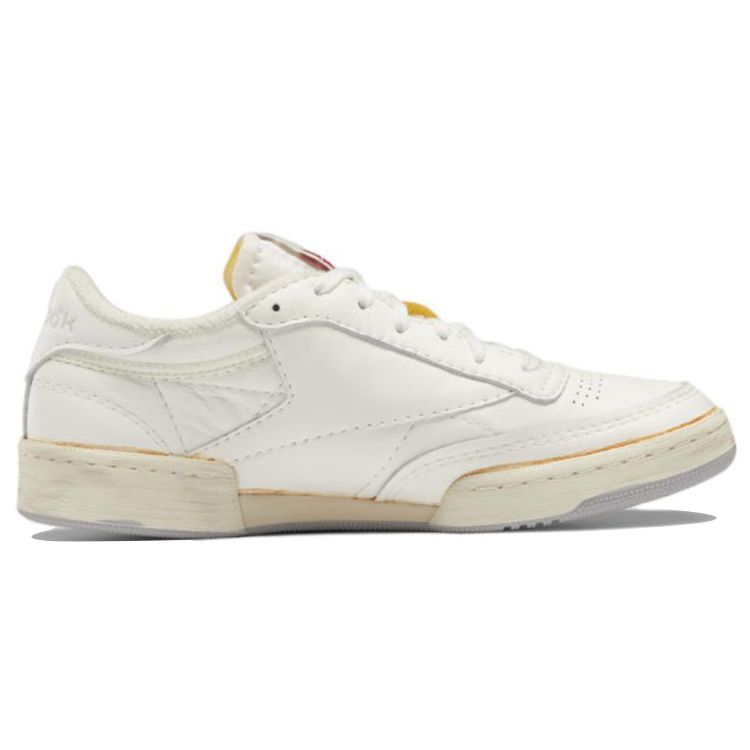 Reebok Кроссовки Club C Модные Повседневные Низкие Кроссовки Унисекс Бежево-Коричневые GX8769