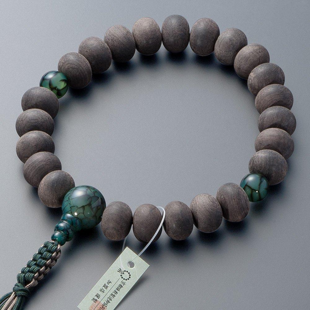 Магазин буддийского алтаря Takita Shoten Четки для молитв Jodo Shinshu, подлинные четки из черного дерева с рисунком мандарина и дракона, 23 нити из чистого шелка, кисточки для молитвы