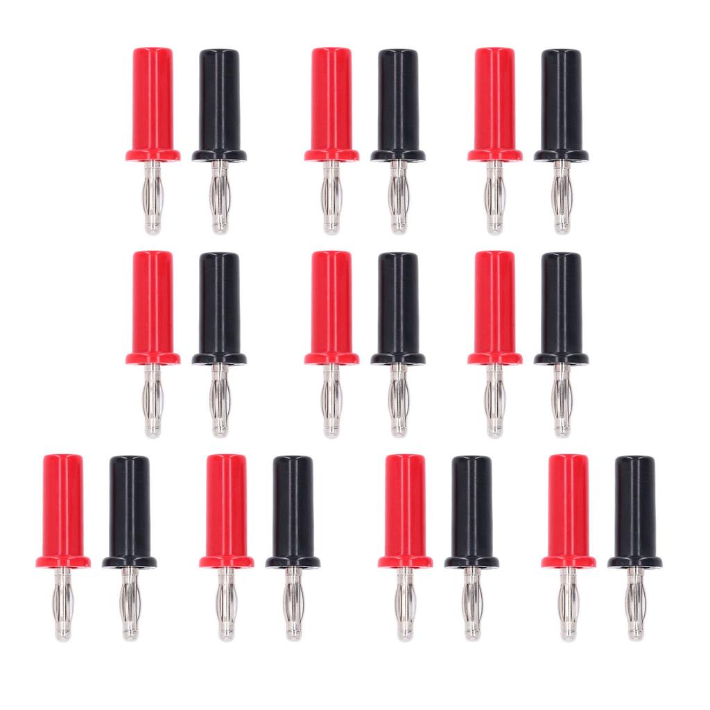 10 комплектов 4 мм латунный паяный штекер типа «банан» красный и черный J.10013