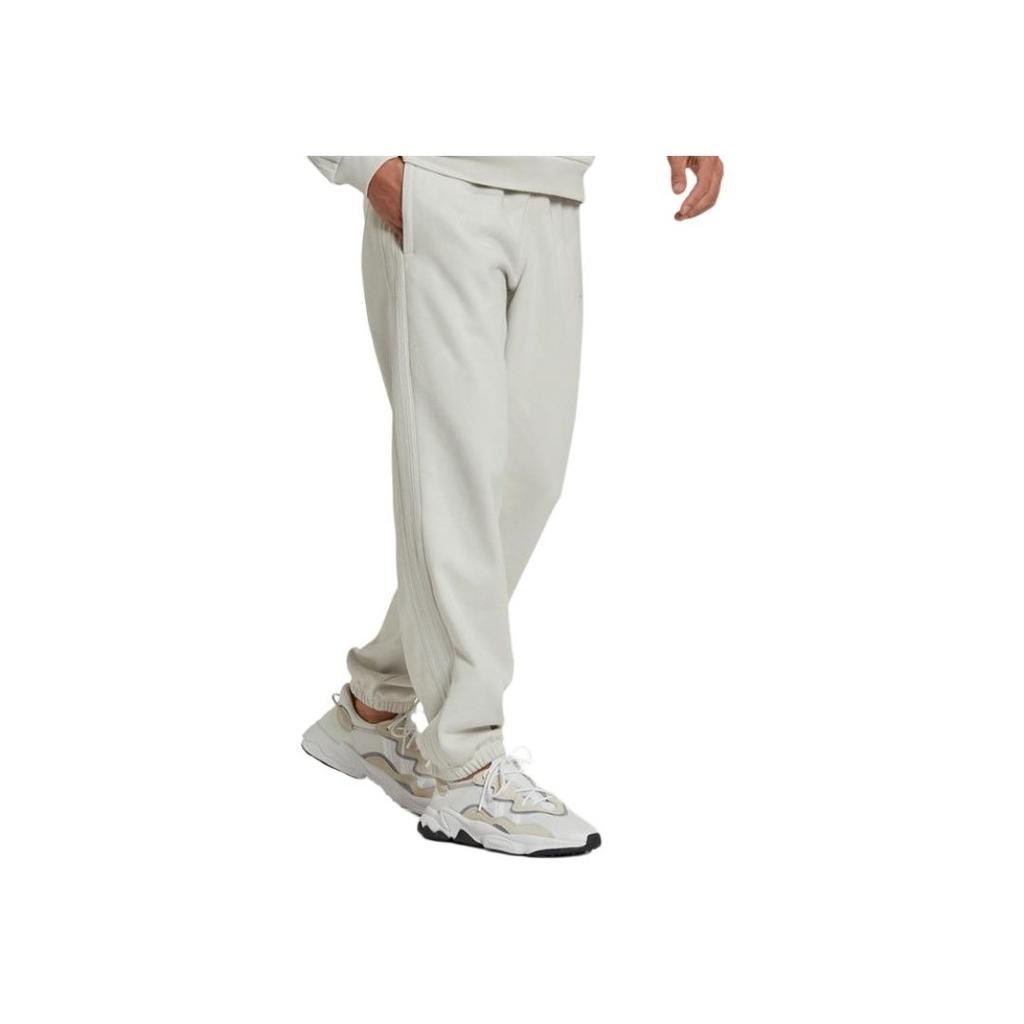 Adidas Однотонные мужские джоггеры с логотипом и принтом, белые HK2728