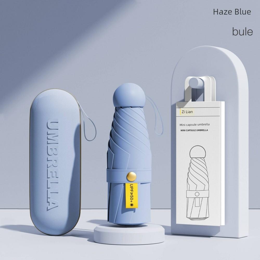 Capsule Sun Umbrella, Sun Protection, Uv Protection, Dual-Use for Sun and Rain, Mini 40% off Fold, Ultra-Light, Compact, Portable m