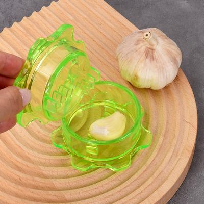 Yousheng Garlic Mincer Портативный ручной чесночница-пресс для быстрого приготовления еды Прозрачный кухонный инструмент для чеснока, имбиря, трав, орехов