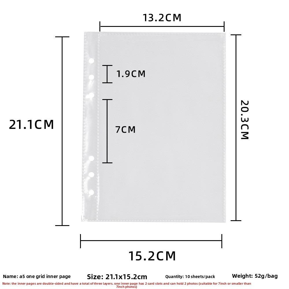 Альбом-держатель для фотокарточек формата А5 Школьный блокнот Канцелярские товары Милый альбом для фото айдолов