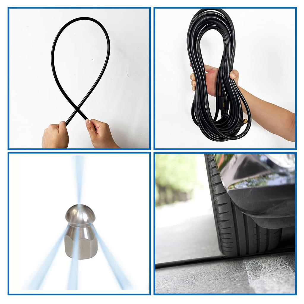 Сменный шланг высокого давления, 25 м, быстроразъемный очистительный шланг