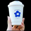 Одноразовые бумажные стаканчики для кофе и чая с черными крышками