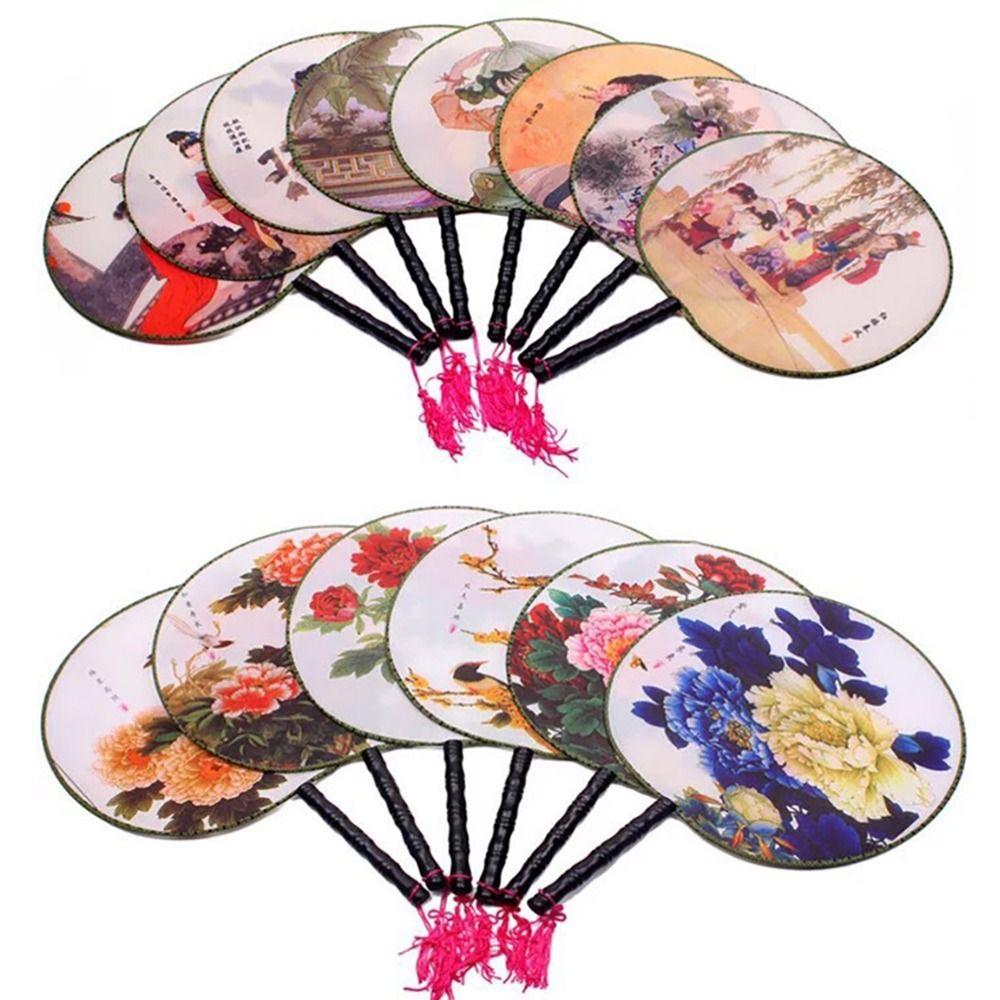 Пластиковый веер для танцев Полиэстеровый веер Высококачественный реквизит