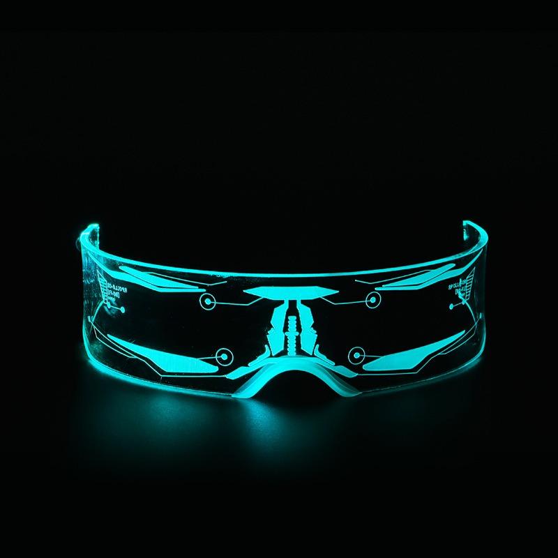 Панк Цыганская Технология LED Светящиеся Очки Электрический Музыкальный Фестиваль Вспышка KTV Бар Вечеринка Очки