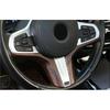 For BMW X3 G01 X4 2018-  Pine Wood Grain Steering Wheel Strip Cover Trim