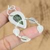 Natural Ruby Zoisite Gemstone Jewelry 925 Sterling Silver Pendant For Girls