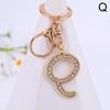 Fashion Letter Keychain Trendy Creative 26 English Letter Initial Resin Handbag Keyring Accessories For Women