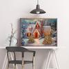 5D DIY Diamond Painting Warm House Cross Stitch Kit Mosaic Diamond Embroidery Full Round/Square Drill Home Decoration