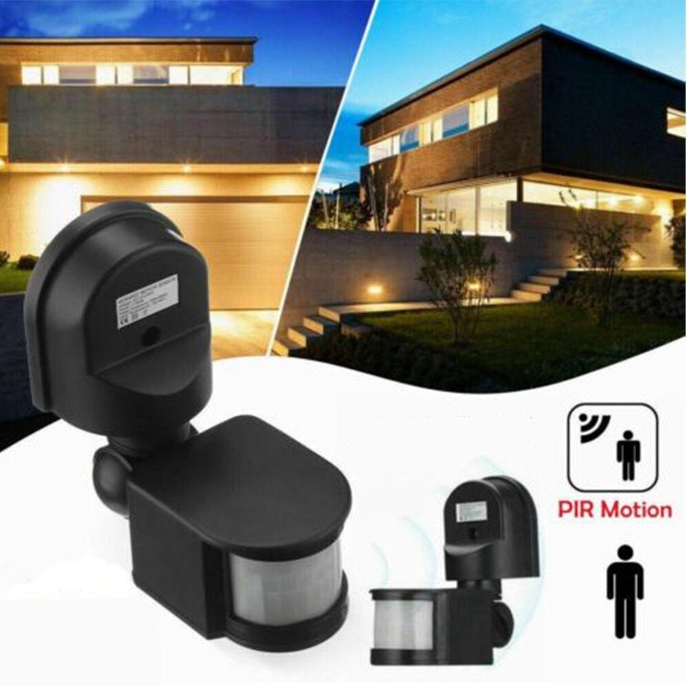 Автоматический светодиодный выключатель света, регулируемый инфракрасный датчик движения PIR, датчик движения света