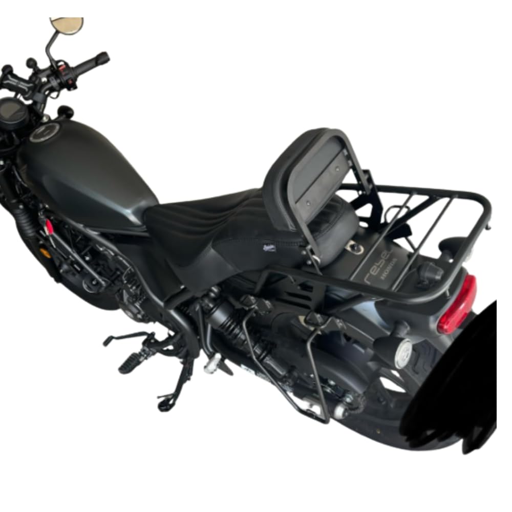 Honda Rebel Rear Rebel Exclusive Honda Rebel 250 Grab Cargo Aftermarket Part 250/500 Carrier, 250/500 (17-21) Model, Up-Flat Carrier, Bar, Carrier,