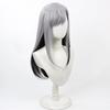Laubao Shopping Higuchi Kaede Cosplay Long Straight Costume Accessory for and More Wig, Gray/Black Hair, Mesh, Hair, Heat-Resistant, Disguise,