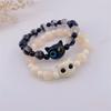 2 PCS/Set Cat Animal Beaded Bracelet for Women Men Couple Lovely Jewelry Friendship Lover Party Wedding Valentine's Day Gift