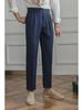 Men's 2024 Spring Collection: High-End Wide-Leg Straight Suit Trousers - Trendy, Casual, Draped Fit