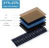 50W 18V Flexible Monocrystalline Solar Panel Kit with Controller for RVs & Boats, Waterproof, Compatible with 100W/200W Systems