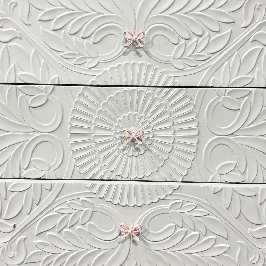 Pink Bow Zinc Alloy Drawer Handle Cute Decor Cupboard Wardrobe Closet Pulls Furniture Handle DIY Room
