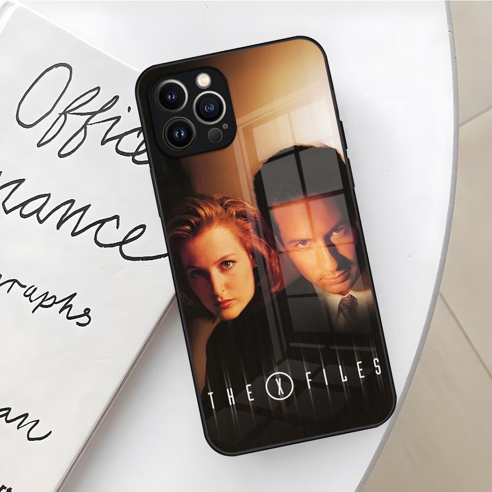 Чехол для телефона X-Files Я хочу верить для iPhone 17 16 Air 15 14 12 11 13 Pro Max Mini X Xr Xs Se Puls стеклянная крышка