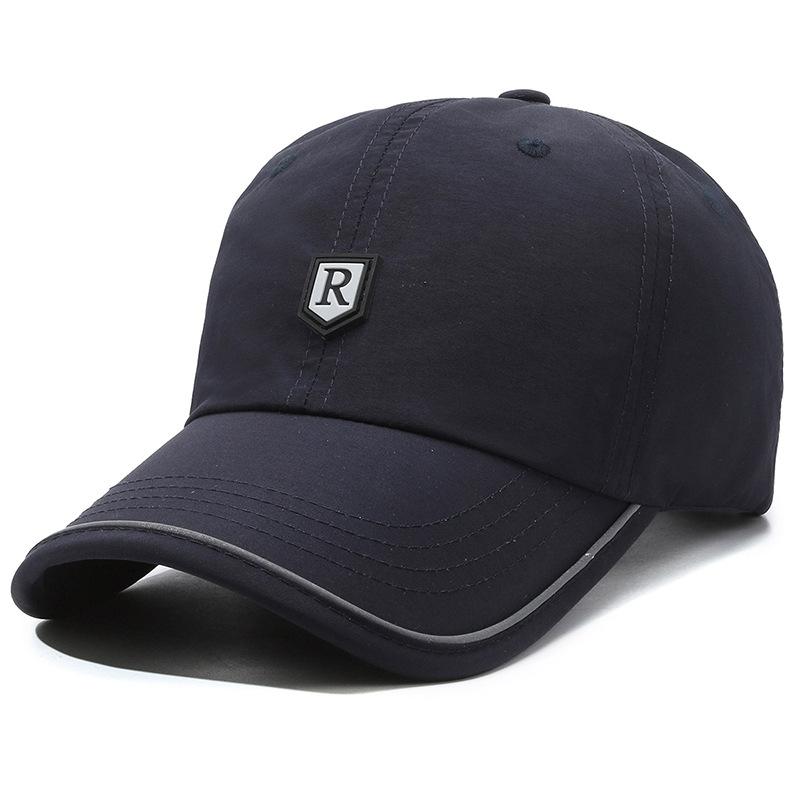 Тонкая быстросохнущая бейсболка с буквой Letter, мужская летняя спортивная рыболовная кепка с солнцезащитным кремом, мужская шляпа от солнца