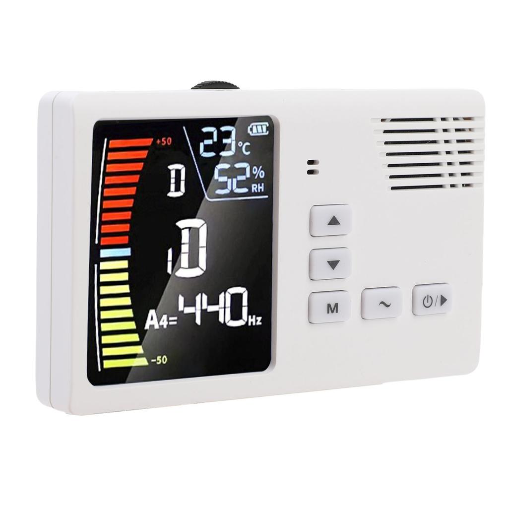 Метроном Тюнер Перезаряжаемый Светодиодный Дисплей 3 в 1 Цифровой Тюнер Генератор Тона для Гучжэн Гуцинь Эрху Пипа Белый