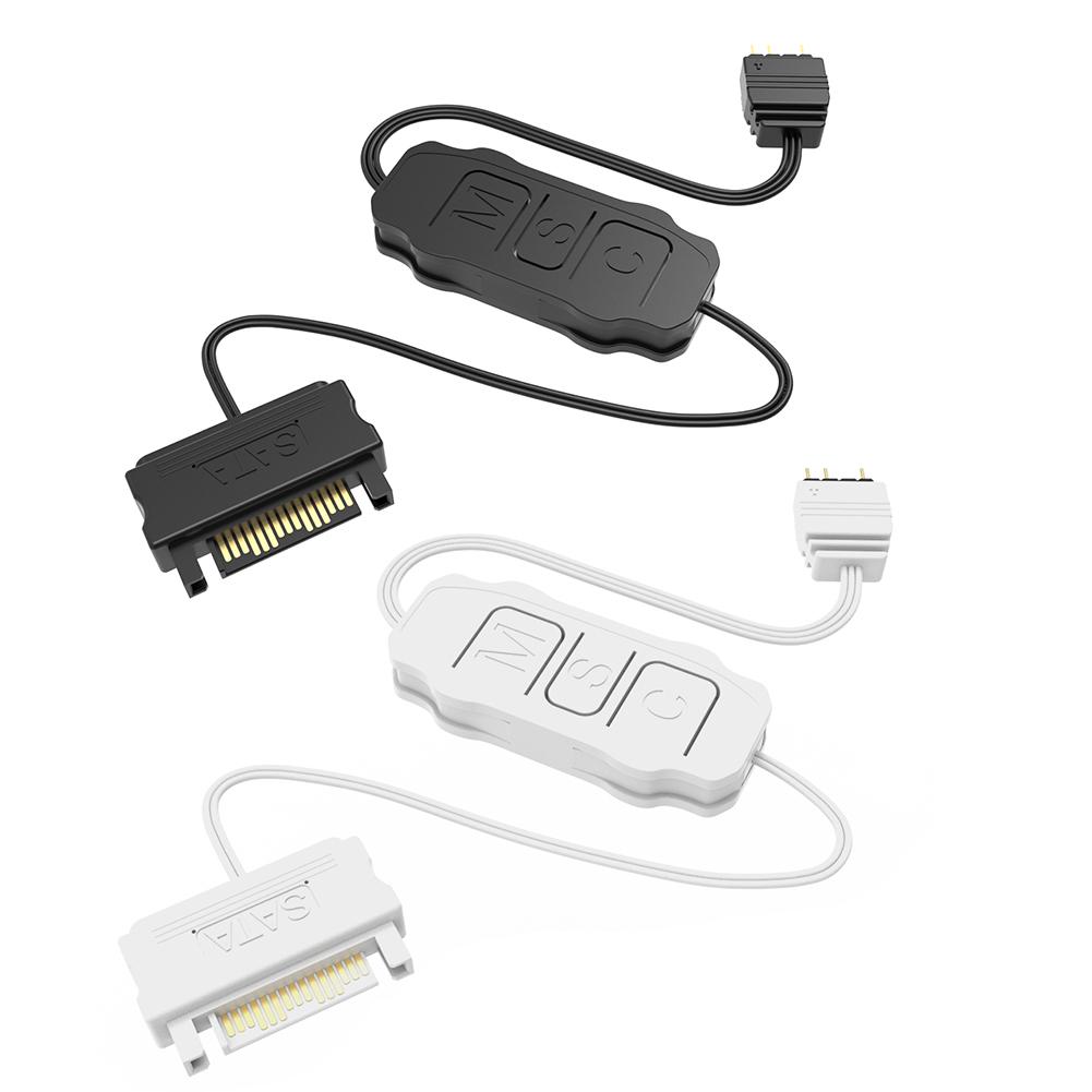 5V 3PIN ARGB контроллер ARGB 5V 3PIN к SATA интерфейсный удлинительный кабель RGB Sync контроллер кабель