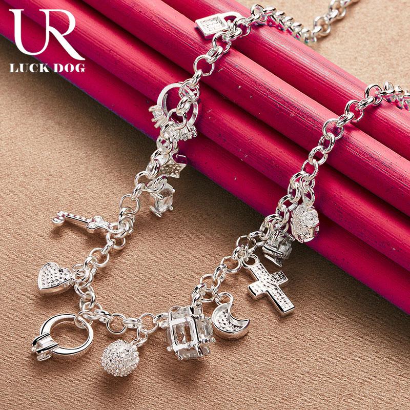 Ожерелье со звездой и замком из стерлингового серебра 925 пробы и циркония AAA, модные свадебные украшения