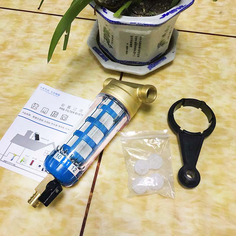 Передний очиститель Медно-свинцовый фильтр предварительной очистки Обратная промывка Удаление ржавчины Отстойная труба Центральные фильтры для воды из нержавеющей стали