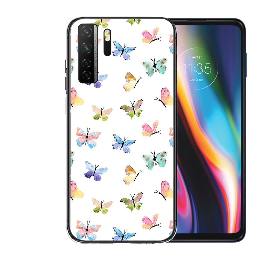 Beautiful Butterfly Pattern Black Soft Cover The Pooh For Huawei Nova 8 7 6 SE 5T 7i 5i 5Z 5 4 4E 3 3i 3E 2i Pro Phone Case Case