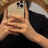 2024 Korean Fashion Trendy Women's Simple Ring Set - Chic Internet Celebrity Style