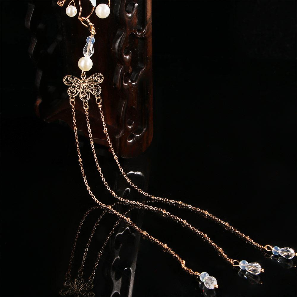 Аксессуары для волос Элегантная стрекоза ХАНФУ Китайские традиционные заколки для волос Кисточка Шпилька Головной убор