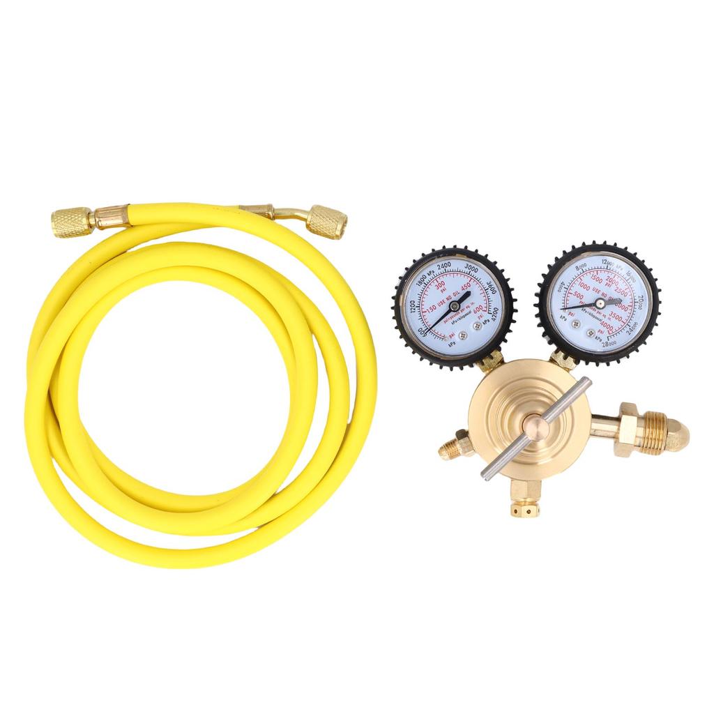 Регулятор азота CGA580 Вход 0600 PSI Выход 1/4 дюйма Наружная резьба Латунь Азотный газ