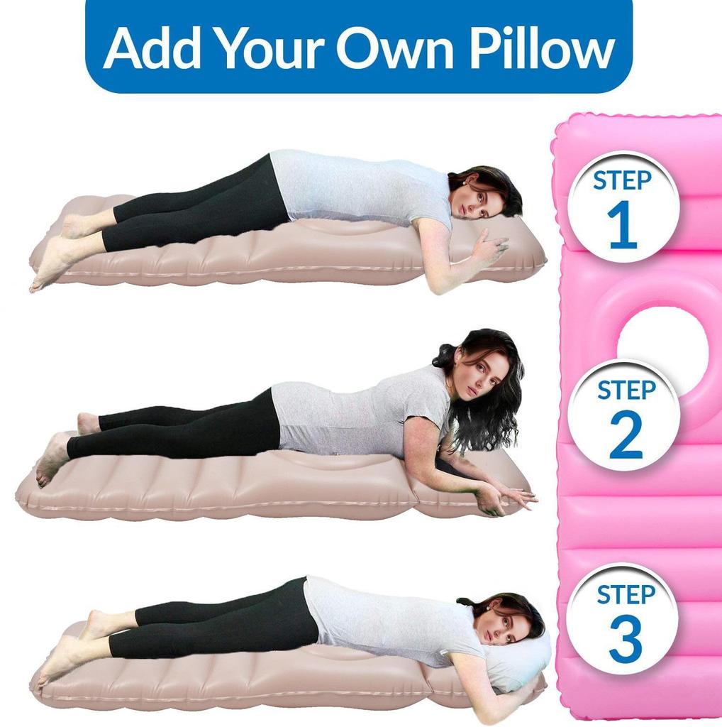 ПВХ Надувной Водный Матрас для Плавания и Йоги - Плавучая Кровать для Беременных