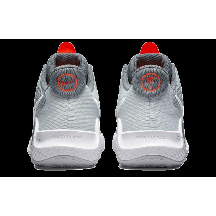 Nike Мужские кроссовки KD Trey 5 IX Pure Platinum Grey Cool-Grey Total-Orange CW3400-011