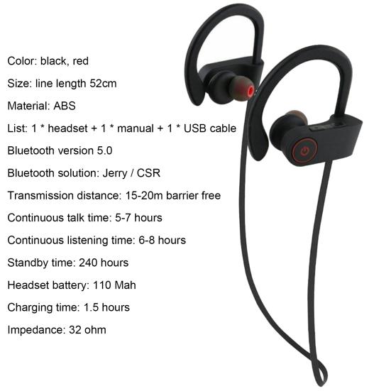 Гарнитура Bluetooth совместимая с U8 Bluetooth 5.0 2 цвета внутриканальный дизайн