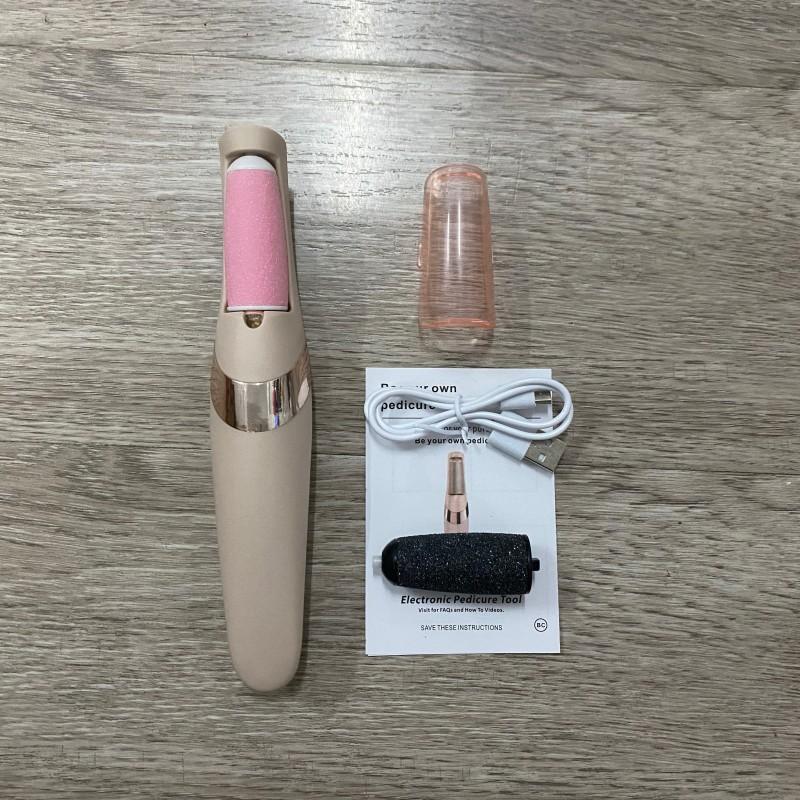 Электрический инструмент для удаления мозолей на ногах, 1 шт., портативный перезаряжаемый инструмент для ремонта пилочек для ног с шлифовальной машинкой для ног